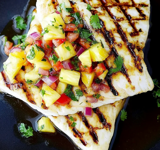 Catch of the Day: Grilled Mahi-Mahi with Pineapple-Citrus Salsa