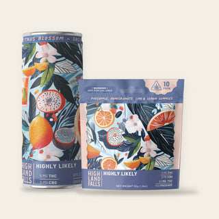 Sip + Chew Matched Set: a Highly Likely can with a Highly Likely Gummies pouch